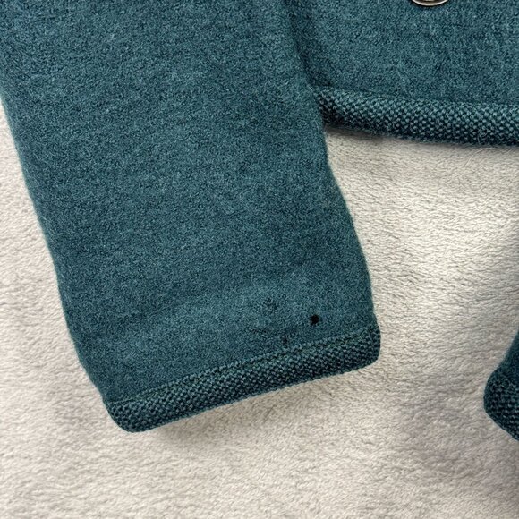 Vintage GEIGER Austria Womens Wool Double Breasted Blazer Jacket Green Size 38 - Picture 8 of 10